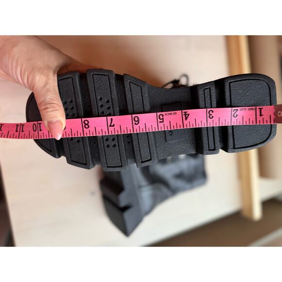 Geox black lined Vilde Lace-Up combat Boot Size 38/US 8 - Picture 10 of 11